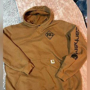 Carhartt Men's Brown Hoodie RG (Riley Green)